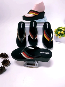 sendal tali wanita sandal wedges jepit wanita sendal