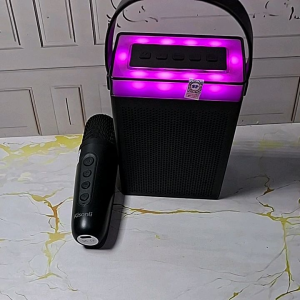 KISONLI G22 Speaker Bluetooth Mini Karaoke RGB Light With Microphone