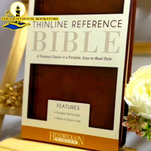 BROWN THINLINE REFERENCE KJV BIBLE / GOLD EDGE ENGLISH HOLY BIBLE