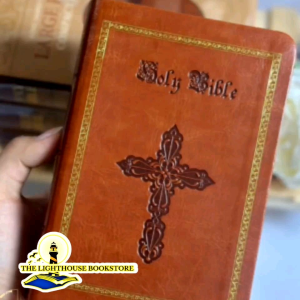 Simulated Brown Leather Large Print Compact KJV Bible: A Bible for Daily Reading