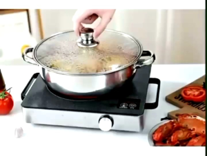 Panci Kukus 2 Susun Stainless Steel / Panci Siomay 4 Kuping / Dandang Panci Kukus