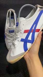 🔥รองเท้าหนัง💯( 36-45)🌈สี่ขาวน้ำเงิน-แดง🌈 รองเท้าผ้าใบผู้ชายและผู้หญิงสินค้าถ่ายรูปจากสินค้าจริงค่ะ พร้อมส่ง