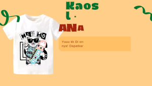 Kaos Anak Lucu Motif Mobil & Truck 1-10 Tahun