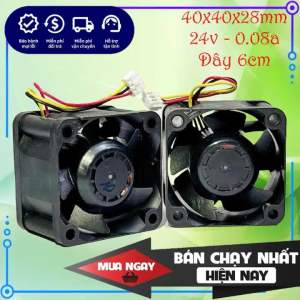 Quạt tản nhiệt phản lực Nidec 24v 008a 4cm (40x40x20mm) chính hãng mới