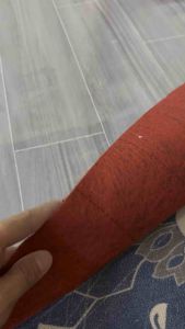 Tikar getah 20 meter Bawah marah(macam carpet merah) tebal 0.45mm cantik ready stok