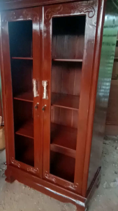 lemari pajangan kayu jati lmari kaca pul ambal lemari kayu jati