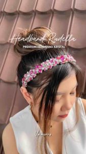 [VELMORRA] Headband Rudella Bando Kristal Mewah Pesta Blink Bendo Korea