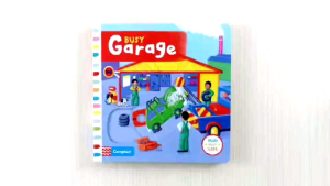 Campbell Busy Garage Pull Push Slide Board Book