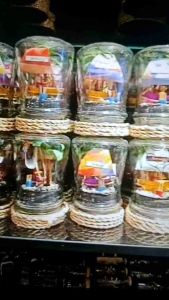 LILY Miniature Kubo & Vinta in bottle Garapon (M) Philippine Boracay Coron Palawan Souvenir