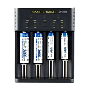 Smart USB Universal Battery Charger with 3-Stage Current Control (Models M02 & M04) for Li-ion & Ni-MH & Ni-CD Batteries