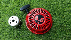 A582ฝาดึงสตาร์ท ตัดหญ้า/สูบน้ำ เครื่องยนต์ 7.0แรงม้า+ถ้วยสตาร์ท​ GX200 แถมน็อตยึด 3 อัน งานพรีเมี่ยม ตรงปก 100%