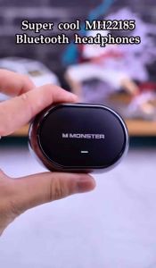 Monster AC600 Open Ear Bone Conduction Wireless Earphones Noise-Cancelling Bluetooth 5.4 Earbuds IPX5 HiFi Stereo