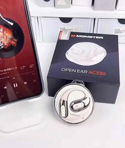 Monster AC330 Open Ear Earphones Bluetooth 5.4 Wireless Earphone IPX5 Waterproof Sport HD Sound Earbuds