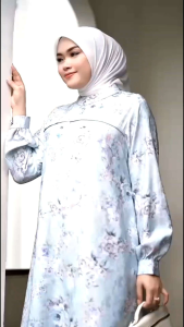 Gamis fatimah malay printing premium