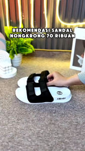 Sandal Slip On Pria Wanita Casual – Nyaman Ringan Anti Selip Tali Velcro Adjustable