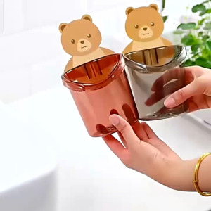 Tempat Sikat Gigi Bear: Holder Kamar Mandi yang Stylish