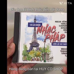 Đĩa CD Nhạc Pháp Lời Việt - Thùy Dung - Võ Lê Vy - Đĩa lòng Trắng