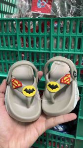 new sandal anak laki-laki japit tali belakang karakter Batman Superman