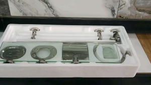 Bộ Phụ Kiện Phòng Tắm Inox ITALY Cao Cấp 6 Món Giá Tận Xưởng