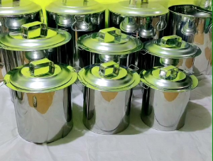 Dandang Mie Ayam Sekat Permanen Bahan Stainless Steel || Ukuran 26 28 30 32 35
