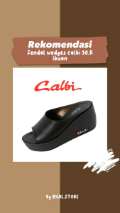 sandal calbi terlaris sandal wedges calbi terbaru sandal pesta pernikahan