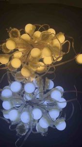 LED ปิงปองครึ่งวงกลม 24v 1.2w ฐาน 3cm ✨1มัดมี30ดวง✨ ยาว3เมตร57เซนต์