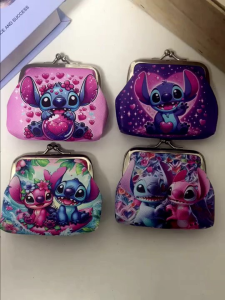 Paket Usaha Dompet Koin Kartun Lusinan 12 PCS Dompet Pouch Behel Besi