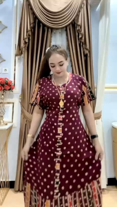 Homedress polkadot busui friendly