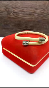 Gelang Akar Bahar Putih Variasi Alpaka A223