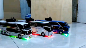 BUS BESAR / Miniatur Bis bus Mainanan SHG Trans Remot Murah