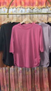 ATASAN WANITA POLOS OVAL // KAOS WANITA POLOS OVAL