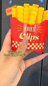 Jaya PENJEPIT KEMASAN KENTANG klip sisa makanan klip kemasan isi 12 snack klip tempelan kulkas K042