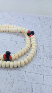 tasbih tulang kerbau kombinasi kelor hitam Fs013
