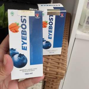 Promo Eyebost 1 Botol obat herbal katarak mata minus dan buram madu vitamin kesehatan mata original