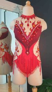 Red Flame Leotard
