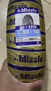 Mizzle M-09 3.50-10 Ring 10 Ban Tubeless Vespa