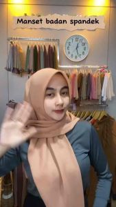 Manset Badan Spandek Turtleneck Standar dan Jumbo Premium