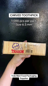 Bamboo Toothpick 1000 pcs per pack