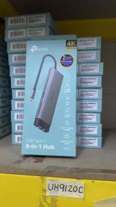 TP-Link UH9120C USB-C Hub 9-in-1 to HDMI 4K@60Hz Ethernet PD USB 3 for Desktop Laptop Notebook