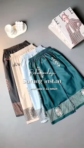 SARUNG ANAK INSTAN TERMURAH SARUNG CELANA INSTAN USIA 3-11THN MODEL ROK MOTIF SARWON