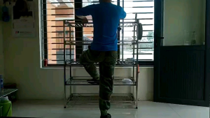 kệ để soong nồi. bát đĩa lắp ghép inox dày (5 tầng) kt d104 x c130 x s40 cm