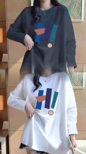 Kaos Oversize Wanita Lengan Panjang/ Kaos Distro WANITA/ Kaos Streetwear Oversize / Baju Kaos Distro / Kaos / Wanita / COD/TERSEDIA 3 SIZE LXL-XXL