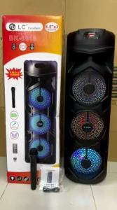 37inches Biggest Karaoke New Portable BK8818 Bluetooth Speaker Treble Bass. Free Wireless Mic