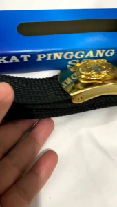 Ikat Pinggang Satpam // Sabuk Satpam Logo Timbul Exclusive 120cm