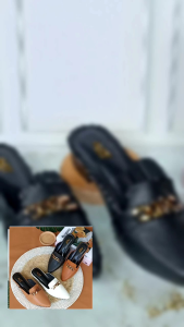 Sepatu Selop Terbaru Sandal Wanita Hak 3CM / ALIFA
