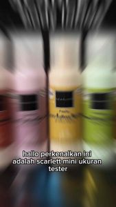 SCARLETT MINI Body Lotion 30ML: Ukuran Travel yang Ideal