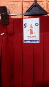 ROK PANJANG HITAM SERAGAM SD/MI REMPEL ATAS PINGGANG ELASTIS BAHAN HIGT TWIS REEL FICTURE MURAH
