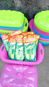 10 sunlight kemasan 2000 sabun cuci piring promo hemat gratis 1 pcs wadah
