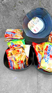 Mangkuk Ramen Viral: Mangkuk Plastik 7inch Gratis Mie Instan