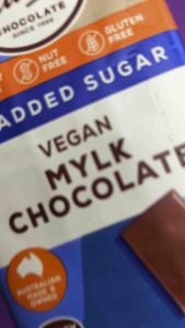 Sweet William No Added Sugar Original Chocolate | สวีท วิลเลี่ยม โนแอด ชูการ์ ออริจินัล ช็อคโกแล็ตวีแกน ปราศจากนม กลูเตน และถั่ว 100g